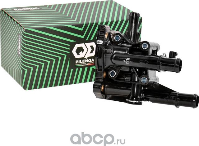 Корпус термостата в сборе (пластик) OPEL ASTRA J/MOKKA/INSIGNIA 1.6/1.6T/1.8 08- (Pilenga). Артикул TTP4073