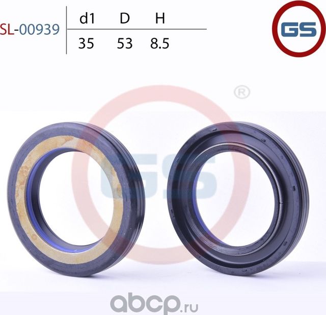 Сальник рулевой рейки 35 53 8.5 (GS). Артикул SL00939