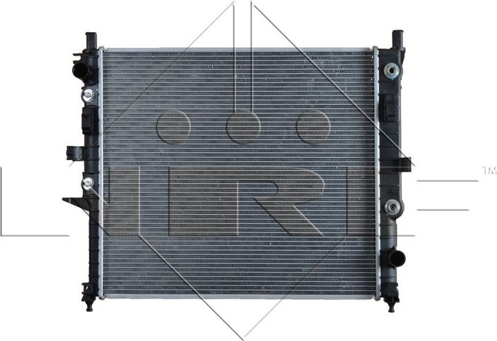 Радиатор охлаждения двигателя NRF (алюминий). Артикул 55334