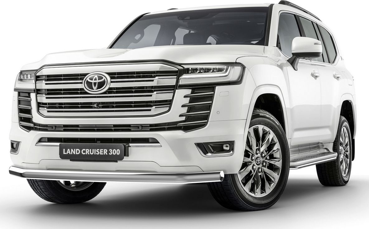 Защита Rival переднего бампера d76 для Toyota Land Cruiser 300 (70 Anniversary) 2021-2026. Артикул R.5727.002