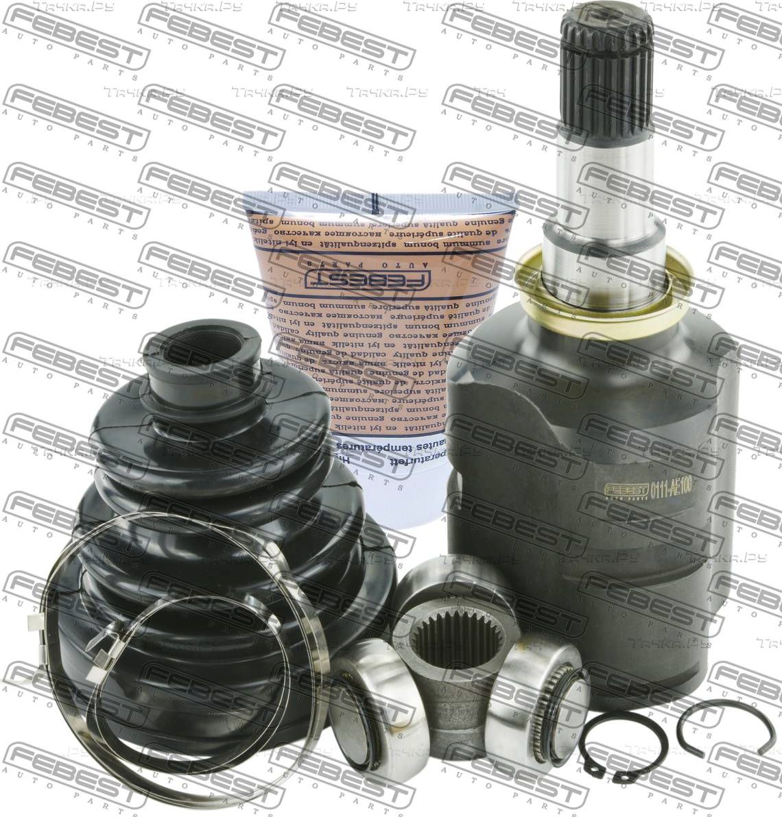 Шрус внутренний (граната) Febest передний для Toyota Corolla E100 1993-1997. Артикул 0111-AE100