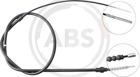 Трос ручника (тросик ручного тормоза) ABS задний правый/левый для Volkswagen Golf III 1991-1999. Артикул K12716