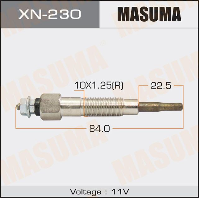 Свеча накаливания (накала) Masuma. Артикул XN-230