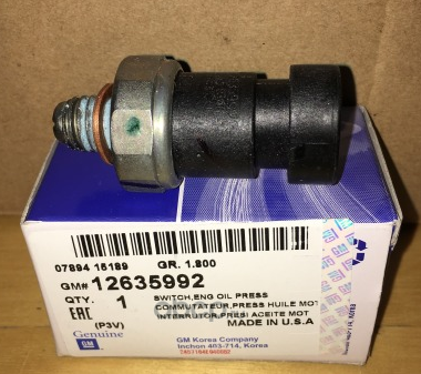 Датчик давления масла General Motors. Артикул 12635992