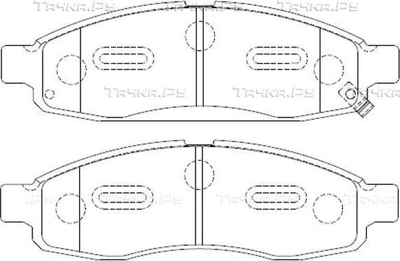 Тормозные колодки FIT. Артикул FP1015