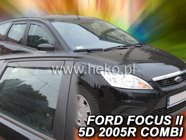Дефлекторы Heko для окон Ford Focus II универсал 2004-2011. Артикул 15227