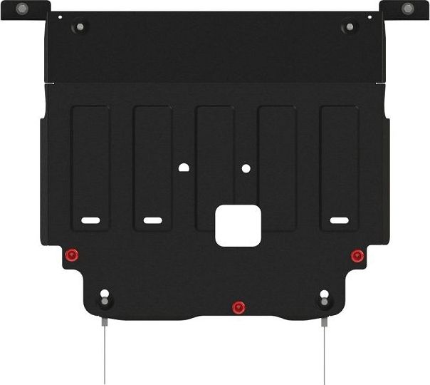 Защита Шериф (2 мм) для картера и КПП Hyundai Creta II 2021-2026. Артикул 10.4894