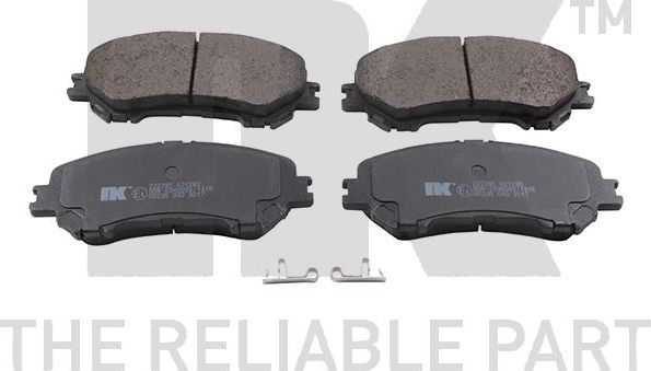 Тормозные колодки NK. Артикул 222285