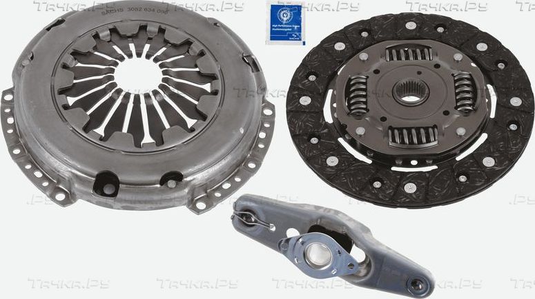 Сцепление (комплект) SACHS для Volkswagen Polo V 2009-2014. Артикул 3000 951 624