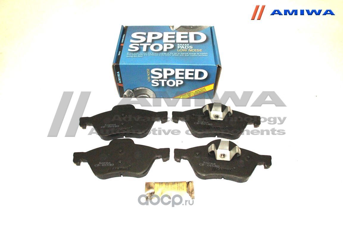 Колодки тормозные передние (Amiwa). Артикул CD01540