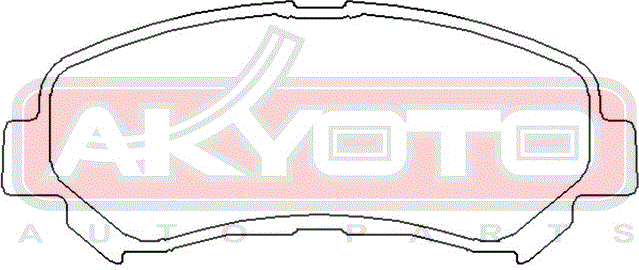 Тормозные колодки Akyoto Packing AKYOTO. Артикул AKDC-JD00A