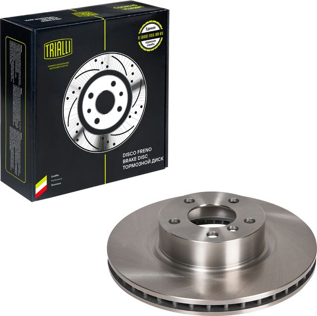 Тормозной диск Trialli передний для BMW X4 I (F26) 2014-2018. Артикул DF 263917