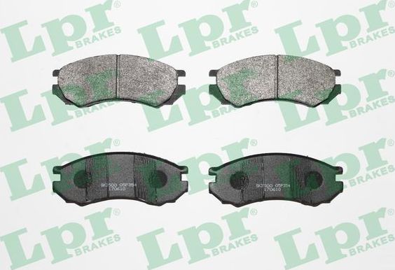Тормозные колодки LPR. Артикул 05P354
