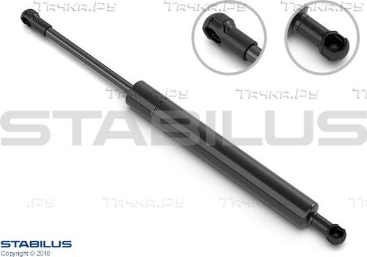 Амортизатор (упор) багажника Stabilus Lift-O-Mat®. Артикул 739231