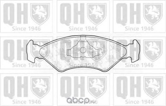 КОЛОДКИ ТОРМОЗНЫЕ (QH). Артикул BP445