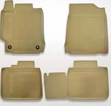 Коврики-корыта Toyota (оригинал) для салона Toyota Avensis седан, универсал 2009-2026 Бежевые. Артикул LFMNP-L8804-BG