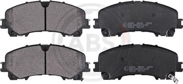 Тормозные колодки ABS. Артикул 35062