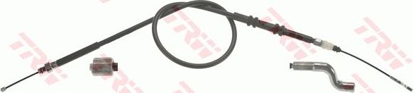 Трос ручника (тросик ручного тормоза) TRW. Артикул GCH573