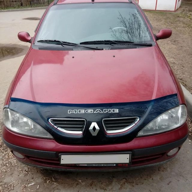 Дефлектор VT52 для капота Renault Megane I универсал 1999-2002. Артикул RL06VT