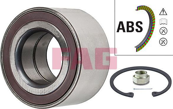 Ступичный подшипник (комплект) Fag передний/задний для Opel Mokka I 2012-2026. Артикул 713 6449 70