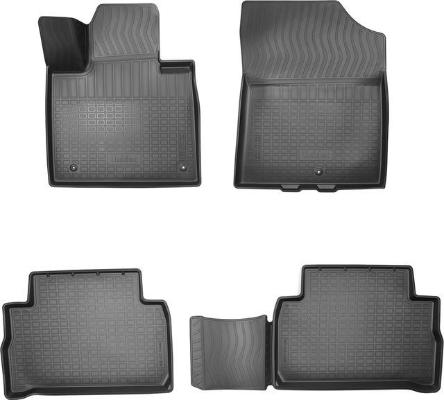 Коврики 3D Норпласт для салона Hyundai Santa Fe IV рестайлинг (7 мест) 2020-2026. Артикул NPA11-C31-536