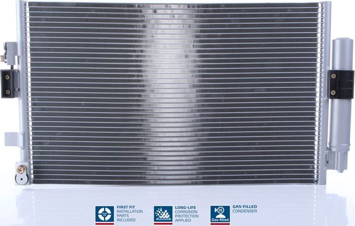 Радиатор кондиционера (конденсатор) Nissens (алюминий). Артикул 941298