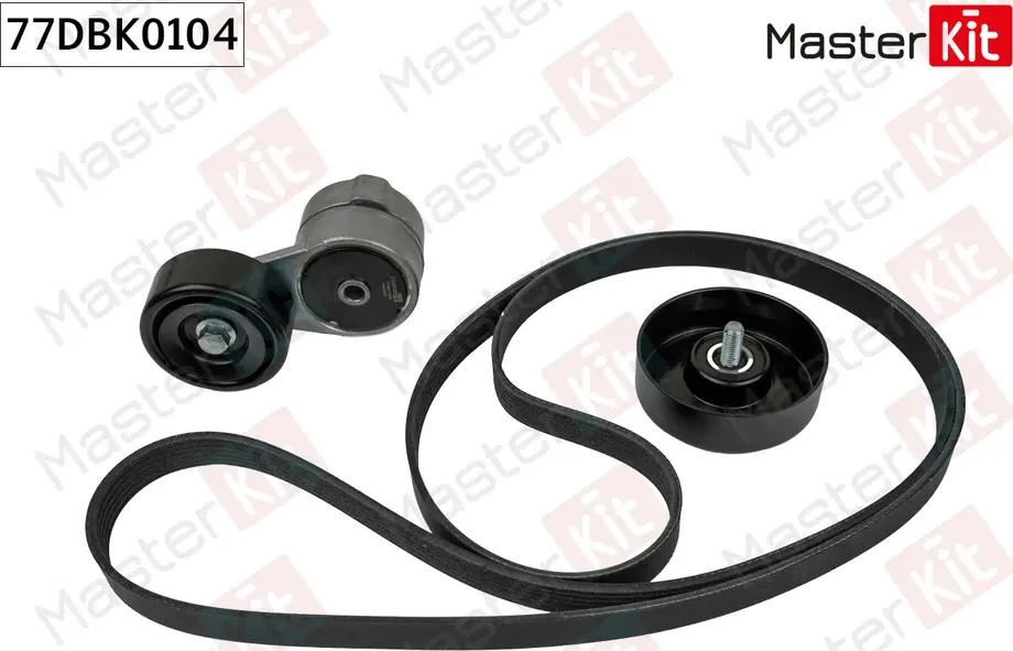 77DBK0104 Комплект ремня приводного Hyundai SOLARIS I (RB) 2010 - (Master KIT). Артикул 77dbk0104