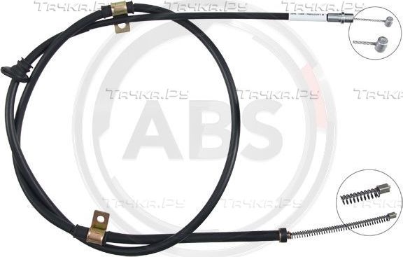 Трос ручника (тросик ручного тормоза) ABS. Артикул K11527