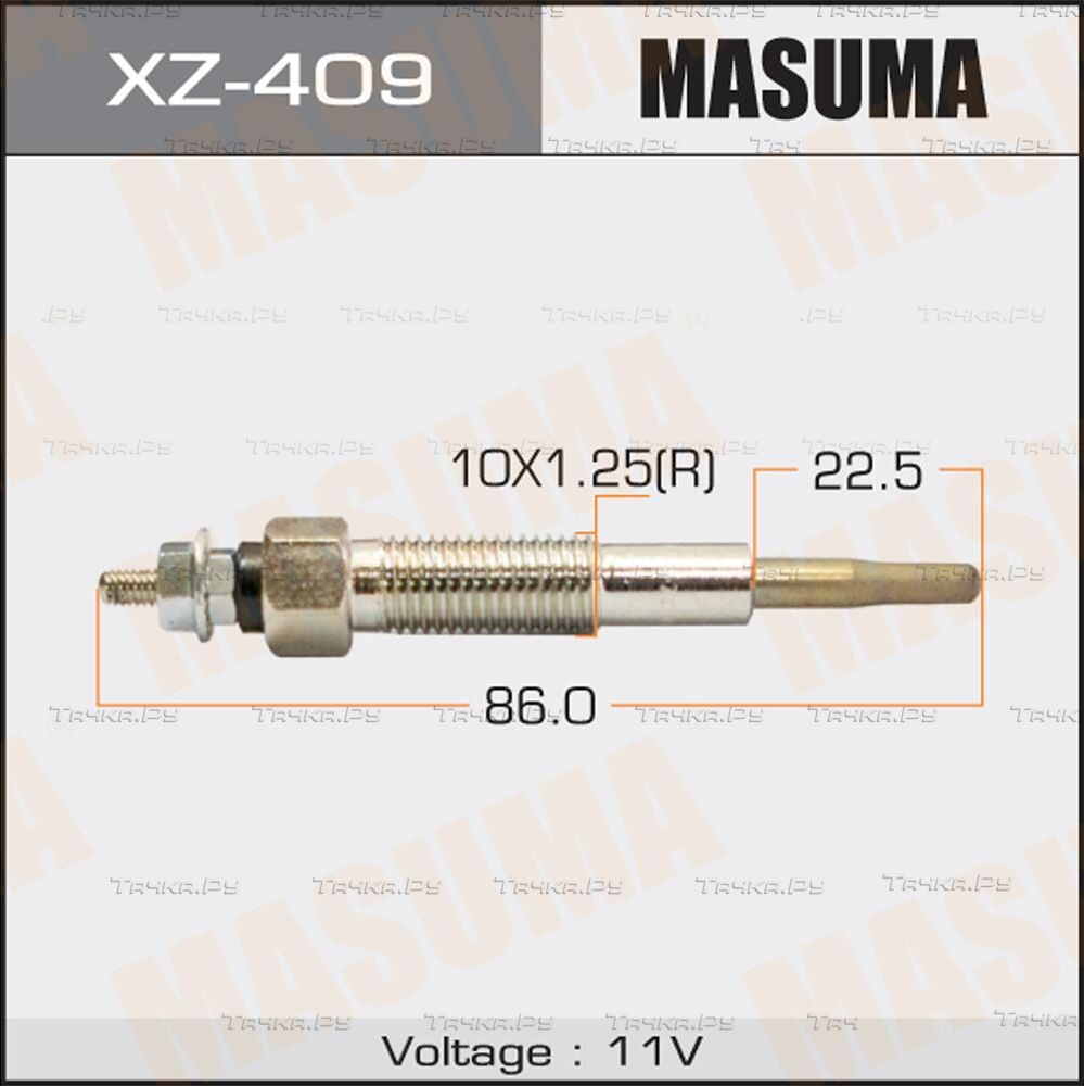 Свеча накаливания (накала) Masuma. Артикул XZ-409