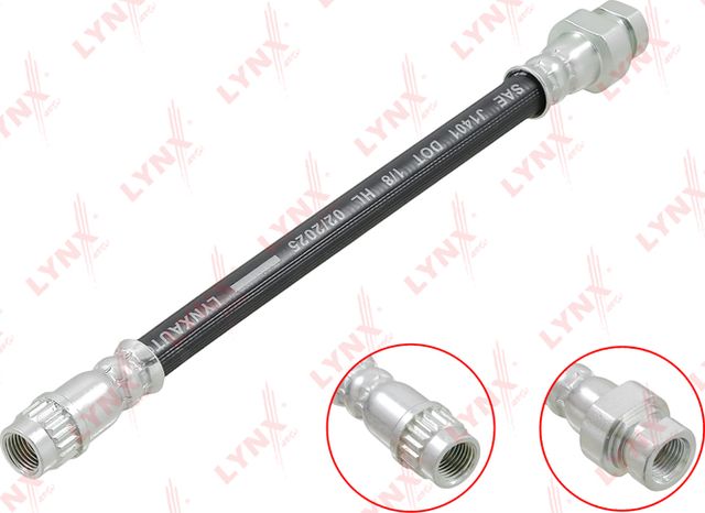 Тормозной шланг LYNXauto задний для Renault Laguna II 2001-2007. Артикул BL-3497