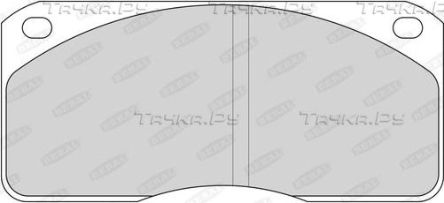 Тормозные колодки BERAL передние/задние для IVECO Trakker 2005-2012. Артикул 2930221904017204