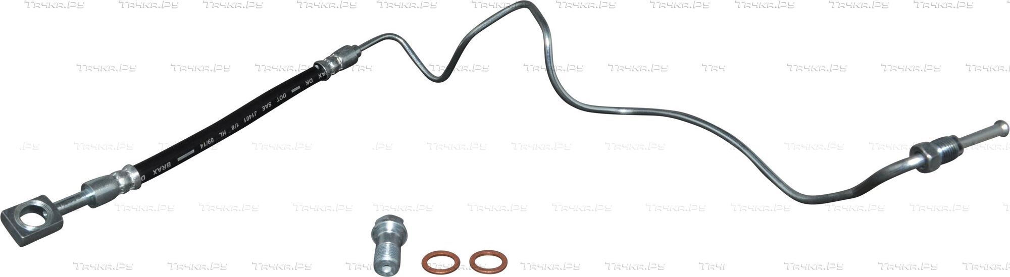 Тормозной шланг JP Group задний левый для Volkswagen Golf IV 1997-2006. Артикул 1161500270