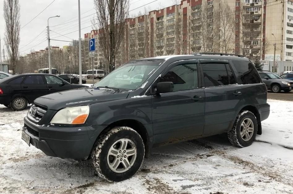 Дефлекторы Cobra Tuning для окон Honda Pilot I 2002-2008. Артикул H11602