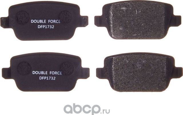 Колодки тормозные дисковые (Double Force) Double Force. Артикул DFP1732