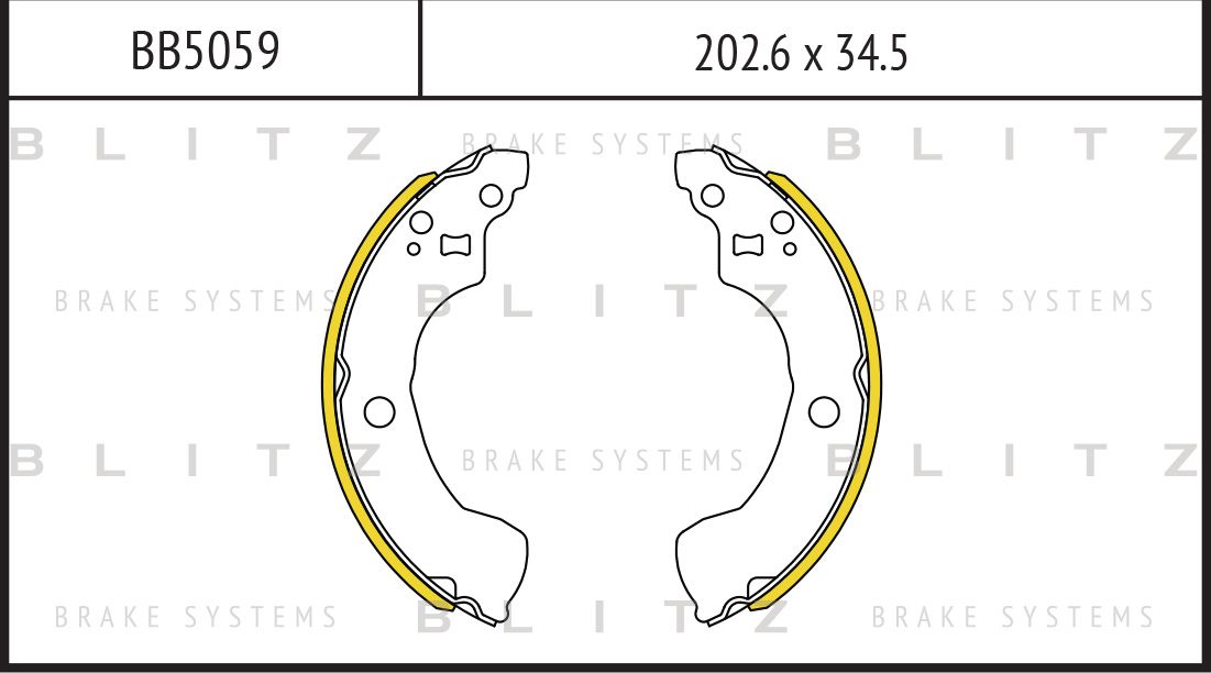 Колодки тормозные NISSAN ALMERA 00- задн. (Blitz). Артикул BB5059