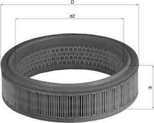 Воздушный фильтр Mahle. Артикул LX 158