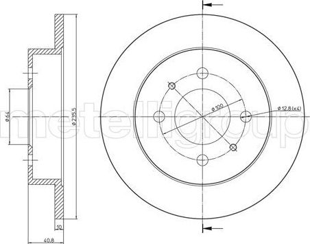 Тормозной диск Trusting. Артикул DF365