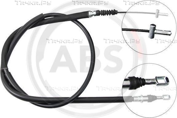 Трос ручника (тросик ручного тормоза) ABS. Артикул K11656