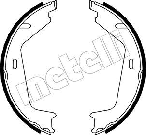Тормозные колодки (стояночная тормозная система) Metelli. Артикул 53-0479
