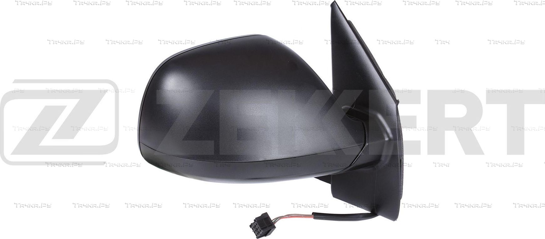Зеркало боковое (в сборе) Zekkert правое для Volkswagen Transporter T5 2009-2015. Артикул SP-4015