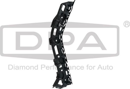 Кронштейн бампера DPA левый для Skoda Rapid I 2012-2019. Артикул 88071861002