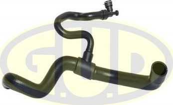 Патрубок радиатора (системы охлаждения) G.U.D. нижний для Peugeot 307 I 2000-2009. Артикул GSH017379