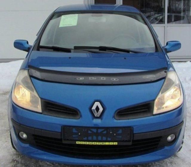 Дефлектор VT52 для капота Renault Clio III 2005-2012. Артикул RL21VT