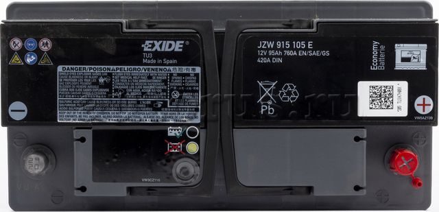 Аккумулятор VAG. Артикул JZW915105E