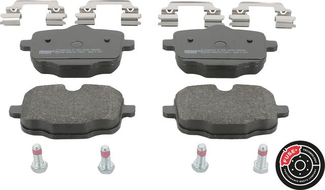 Тормозные колодки Ferodo Premier Eco Friction задние для Rolls-Royce Cullinan 2018-2026. Артикул FDB4381