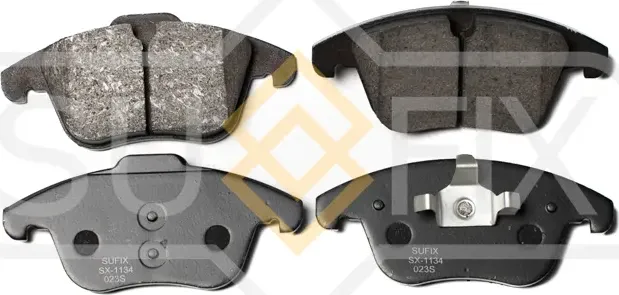 Колодки дисковые тормозные передние правые/левые FORD GALAXY II (WA6) 2006-2015 (Sufix). Артикул SX1134