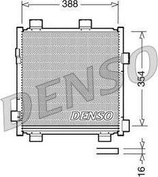 Радиатор кондиционера (конденсатор) Denso. Артикул DCN50040