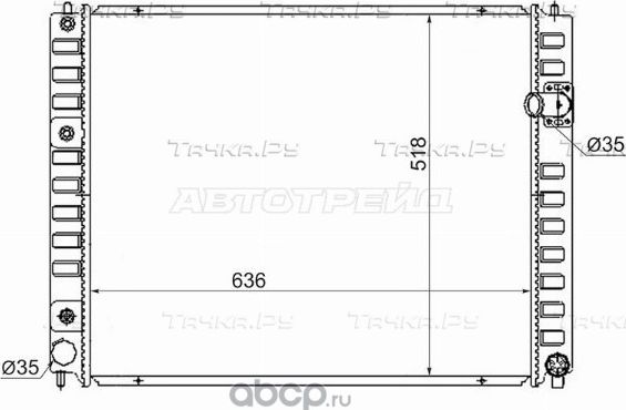Радиатор INFINITI FX50FX35EX35 08- (SAT). Артикул NS0009EX35