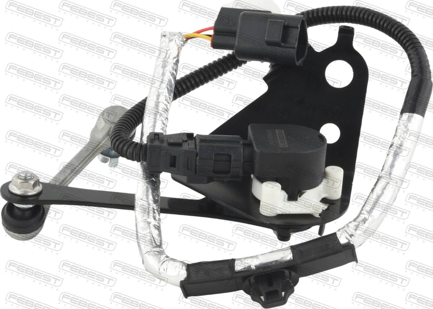 ДАТЧИК ПОЛОЖЕНИЯ КУЗОВА ЗАДНИЙ ЛЕВЫЙ (С ТЯГОЙ) Febest. Артикул 01603-011