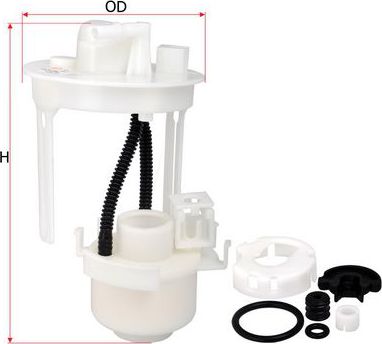 Топливный фильтр Sakura для Mazda 6 I (GG) 2002-2008. Артикул FS-17420